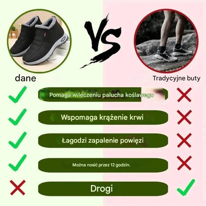 Miękkie i wygodne oryginalne zimowe buty ortopedyczne (wsparcie łuku stopy – ułatwia chodzenie)🔥 Druga para za połowę ceny ⏰