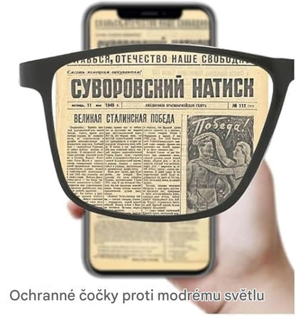 Automatycznie regulujące ostrość okulary do czytania, zaprojektowane dla seniorów z krótkowzrocznością i dalekowzrocznością — zapewniają wyraźne widzenie zarówno z bliska, jak i z daleka. 🔥Druga para tańsza o 50%!