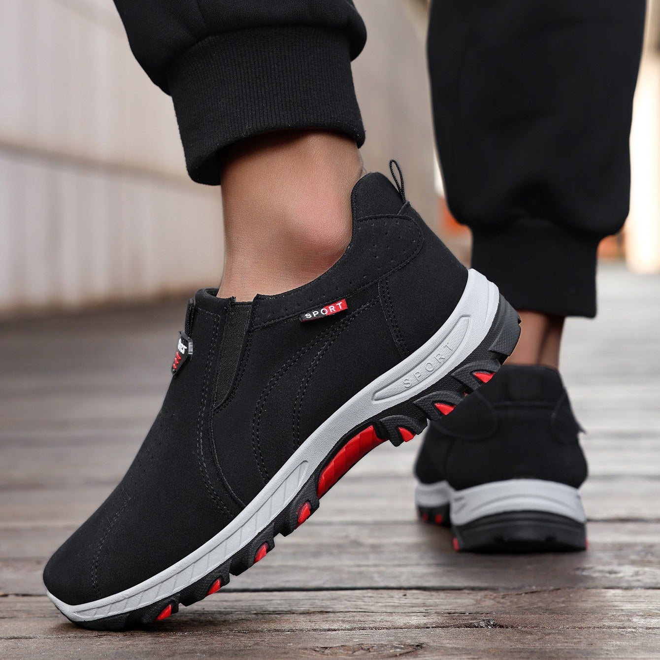 Wodoodporne i wygodne buty ortopedyczne dla mężczyzn, odpowiednie do chodzenia i trekkingu (odpowiednie dla wszystkich płci).