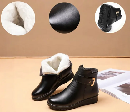 Miękkie i wygodne buty damskie wykonane z prawdziwej wełny i premium skóry (wsparcie łuku stopy – ułatwia chodzenie)🔥🔥