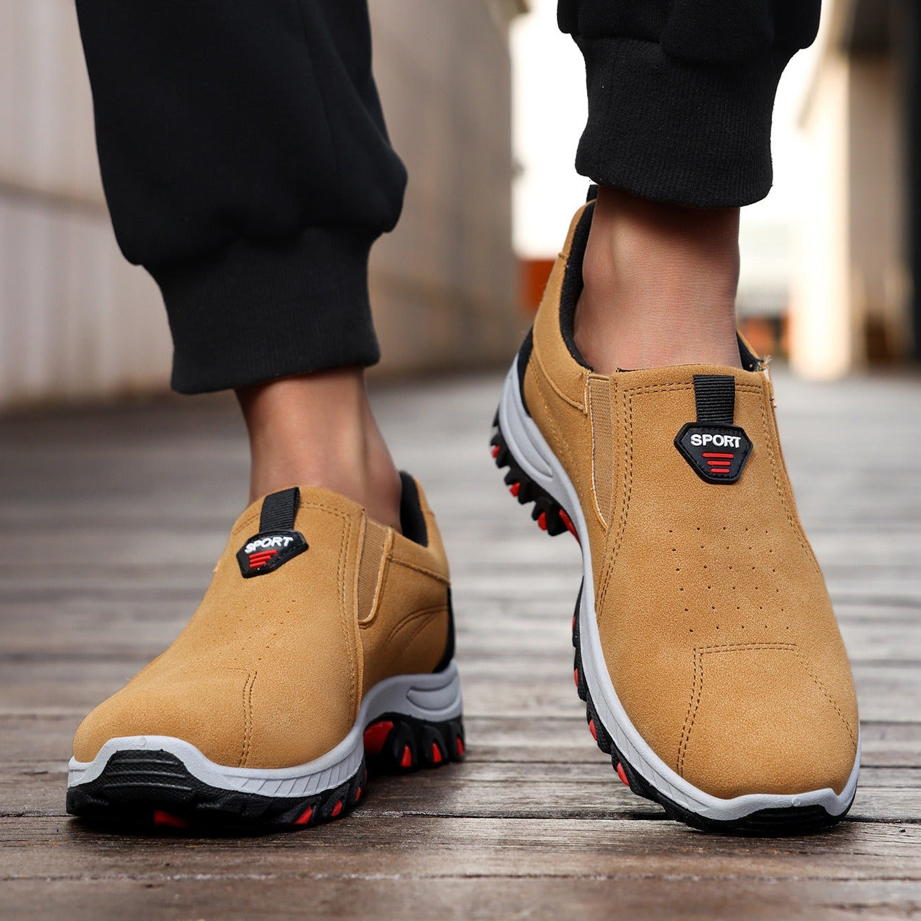 Wodoodporne i wygodne buty ortopedyczne dla mężczyzn, odpowiednie do chodzenia i trekkingu (odpowiednie dla wszystkich płci).