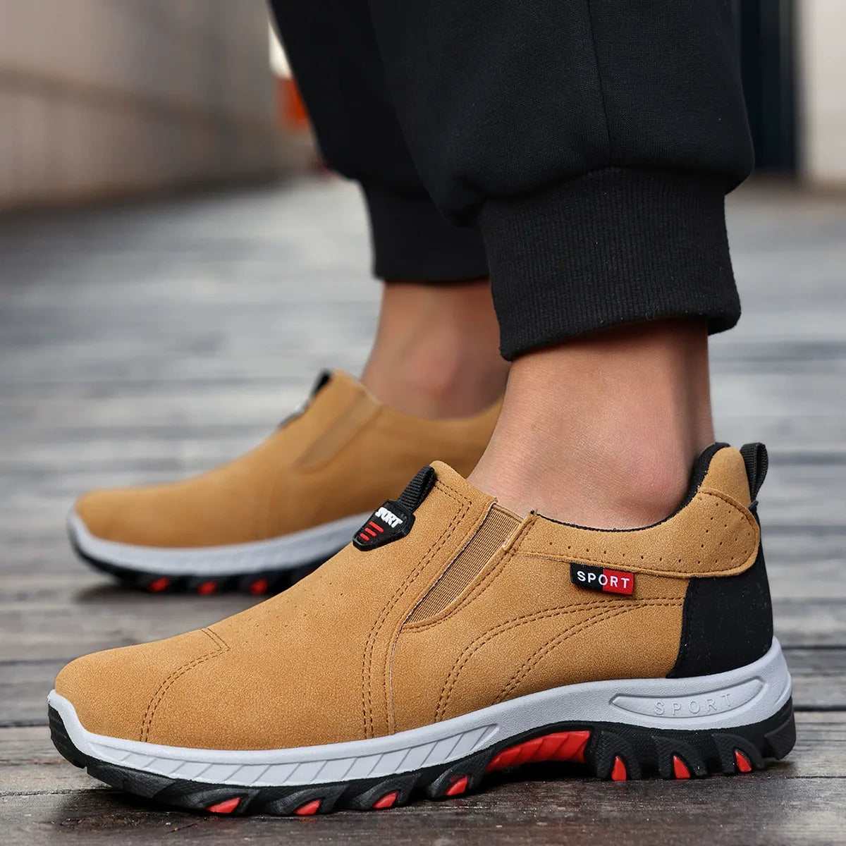 Wodoodporne i wygodne buty ortopedyczne dla mężczyzn, odpowiednie do chodzenia i trekkingu (odpowiednie dla wszystkich płci).